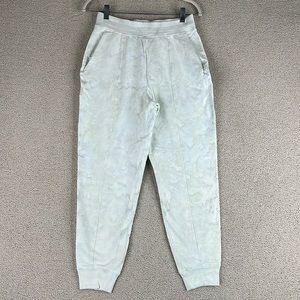 NWT Lululemon LA Sweat Pant 26" Womens Size 6 Watercolor Wash White Joggers